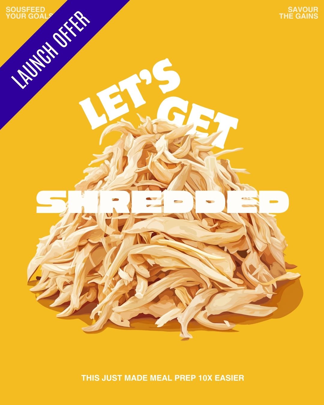 (New!) Shredded Chicken Breast